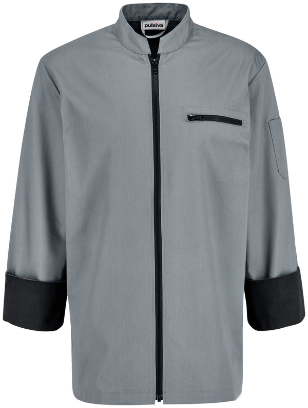 bluza kucharska męska Lorenzo; Kleidergröße 44; szary
