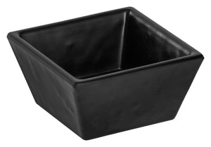 mini miseczki  Fiora; 40ml, 5.6x5.6x2.8 cm (DxSxW); czarny; prostokątny; 6 sztuka / opakowanie