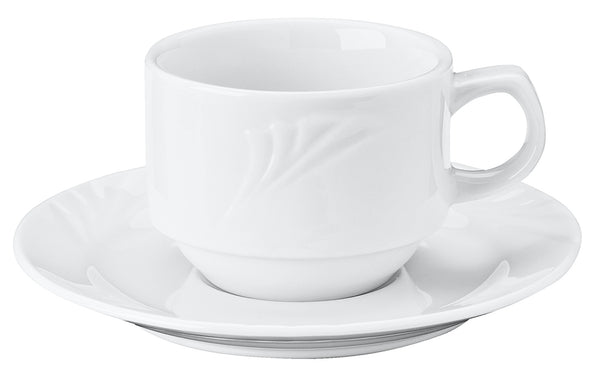spodek do filiżanki do espresso Swing; 12.5 cm (Ø); biały; okrągły; 6 sztuka / opakowanie