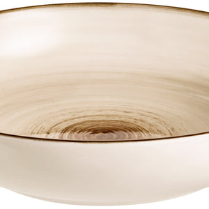 talerz głęboki Limaro; 1000ml, 21x5 cm (ØxW); brązowy; okrągły; 4 sztuka / opakowanie