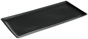 półmisek Masca prostokątny; 35x16x2 cm (DxSxW); czarny; prostokątny; 2 sztuka / opakowanie