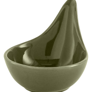 mini miseczki  Tropfen; 60ml, 8.8x6.8x6.3 cm (DxSxW); oliwka; 12 sztuka / opakowanie