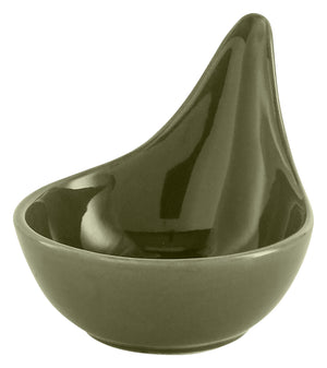 mini miseczki  Tropfen; 60ml, 8.8x6.8x6.3 cm (DxSxW); oliwka; 12 sztuka / opakowanie