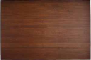 blat z drewna litego Kentucky lakierowany prostokątny ; 120x80x3 cm (DxSxW); buk/tytoń bejcowany; prostokątny