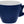 filiżanka do kawy Joy; 230ml, 9x7 cm (ØxW); niebieski; okrągły; 6 sztuka / opakowanie