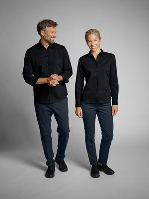 Bluse Langarm Porter Regular Fit; Kleidergröße 40; czarny