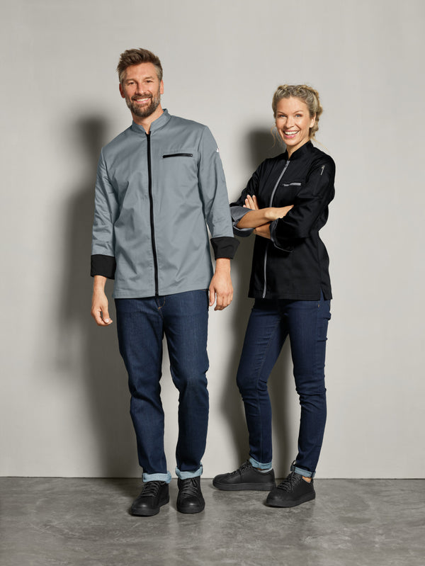 bluza kucharska damska Lorenzo; Kleidergröße 44; szary