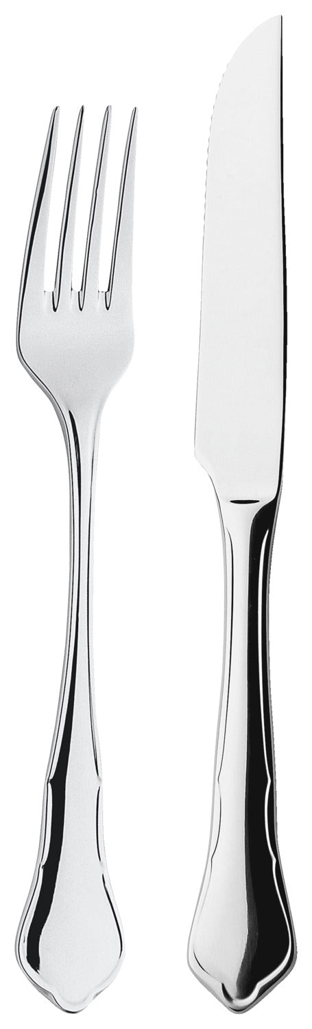 Steakbesteck-Set Malaga II  24-teilig; srebro