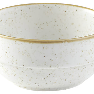 Schale Stonecast Barley White stapelbar; 360ml, 5.5 cm (W); biały/brązowy; okrągły; 6 sztuka / opakowanie