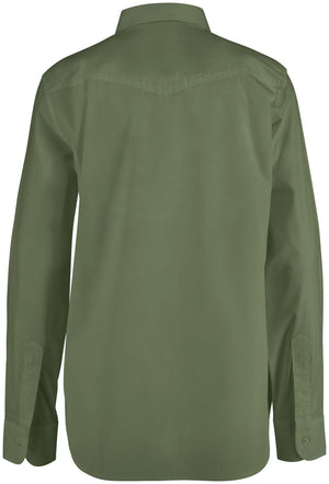 Bluse Langarm Marlon Regular Fit; Kleidergröße 38; oliwka