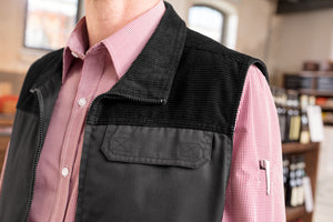 kamizelka męska Lenn; Kleidergröße M; czarny