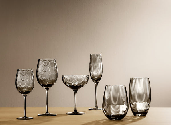Rotweinglas Benice; 580ml, 7.2x24 cm (ØxW); szary; 4 sztuka / opakowanie