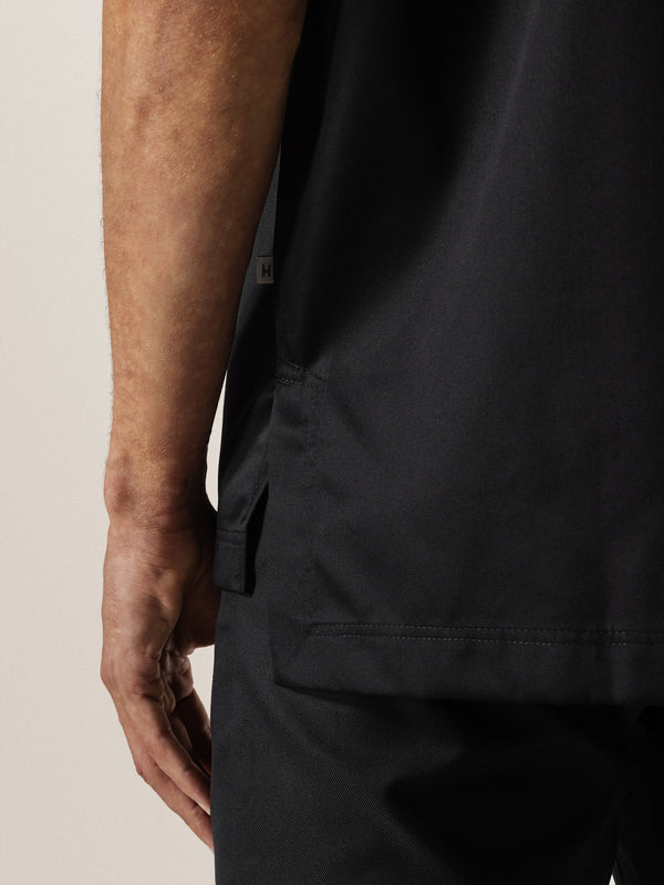 Kochshirt Gorgio; Kleidergröße 2XL; czarny