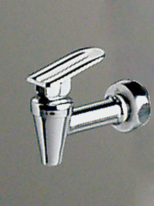 Zapfhahn zu Saftdispenser TOP FRESH + BRIDGE; 8x3x6 cm (DxSxW); srebro