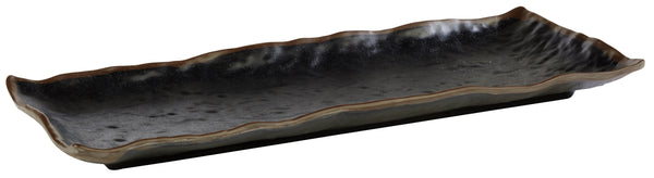 taca Marone; 39x16x3 cm (DxSxW); czarny; prostokątny