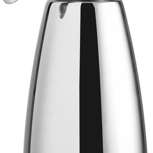 termo-syfon Emulsio; 500ml, 9.5x13x32 cm (ØxSxW); srebro; cylindryczny