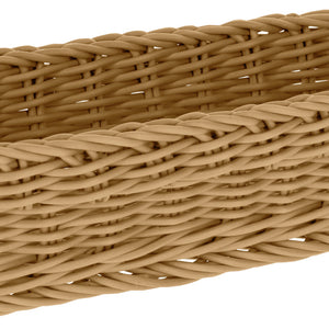 kosz na sztućce Igato; 25x10x6 cm (DxSxW); brązowy