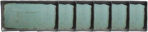 półmisek Dearborn z rantem; Größe GN 1/3, 32.5x17.6x2 cm (DxSxW); turkusowy; prostokątny; 6 sztuka / opakowanie