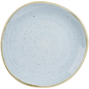 talerz Stonecast Duck Egg organiczny; 21 cm (S); jasny niebieski/brązowy; organiczny; 12 sztuka / opakowanie