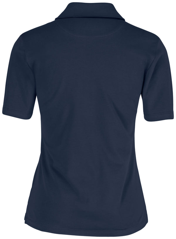 Damen-Polo Malme Halbarm; Kleidergröße XL; granat