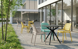 Tisch Vento; 70x70x74 cm (DxSxW); czarny; kwadrat