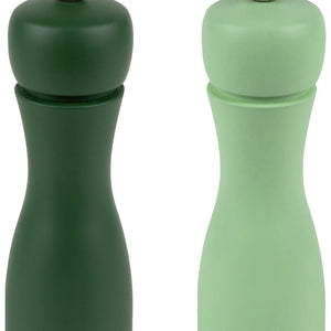 Salz- und Pfeffermühlen-Set Tahiti; 15 cm (W); zielony miętowy/zielony mech