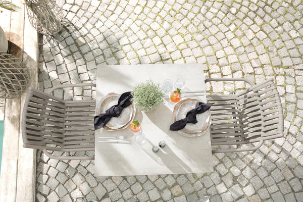 Outdoor-Stuhl Lumaro; 45x47x81 cm (SxGxW); siedzisko taupe