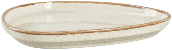 talerz płaski Sidina organisch mit Rand; 20.7x19.5x2 cm (DxSxW); beżowy; organiczny; 6 sztuka / opakowanie