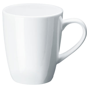 kubek porcelanowy  Clipo; 350ml, 8.8x10.5 cm (ØxW); biały; okrągły; 6 sztuka / opakowanie