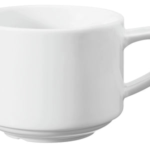 filiżanka do kawy Base; 200ml, 8x6 cm (ØxW); biały; okrągły; 6 sztuka / opakowanie