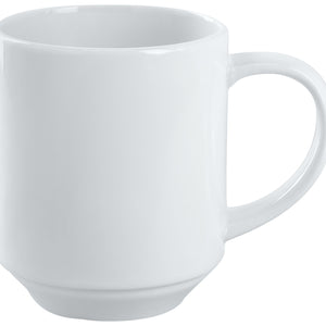 kubek Ronda; 300ml, 7.2x9.5 cm (ØxW); biały; okrągły; 6 sztuka / opakowanie