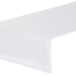 bieżnik Rhône; 40x130 cm (SxD); biały; 2 sztuka / opakowanie