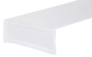 bieżnik Rhône; 40x130 cm (SxD); biały; 2 sztuka / opakowanie