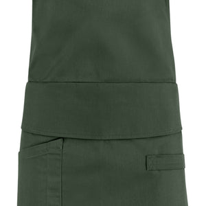 Latzschürze Belt 88x80 cm (LxB); 88x80 cm (DxS); ciemna oliwka