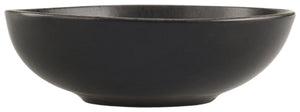 miska Ironstone; 585ml, 18x5.66 cm (ØxW); ciemny brąz/czarny; okrągły; 6 sztuka / opakowanie