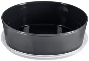 Mehrweg-Behälter Food Bowl; 1200ml, 20x6 cm (ØxW); szary; okrągły; 12 sztuka / opakowanie