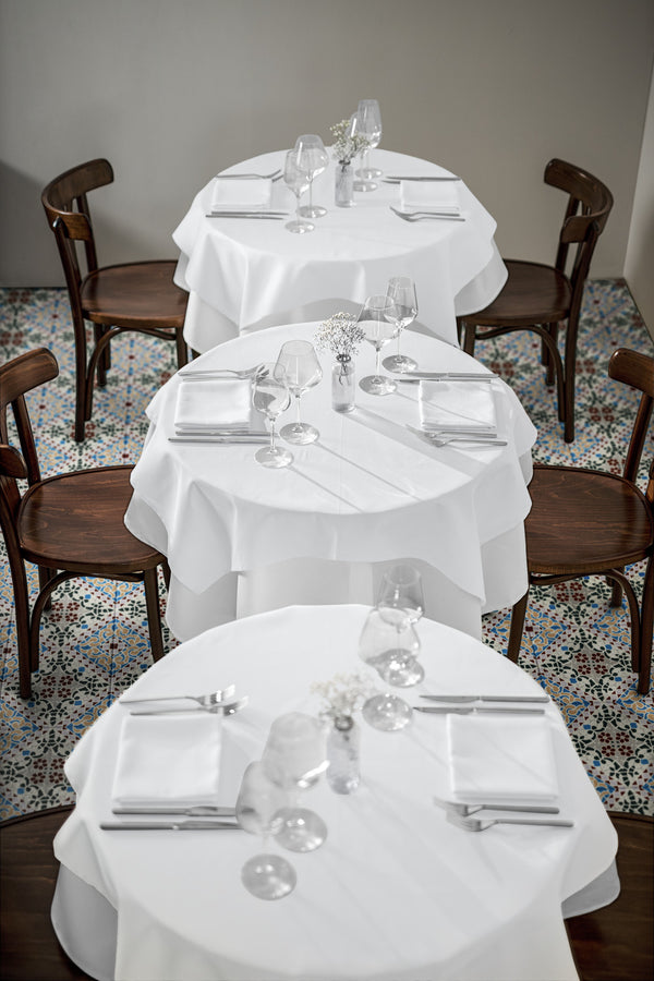 Tischwäsche Vivienne nach Maß genäht je m²; biały