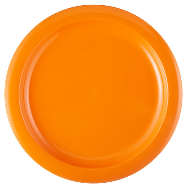 talerz lunch box Colora; 24.1 cm (Ø); pomarańczowy; okrągły; 5 sztuka / opakowanie