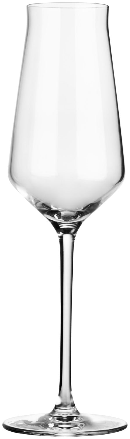 kieliszek do szampana Melissa ze znacznikiem pojemności; 210ml, 4.6x23 cm (ØxW); transparentny; 0.1 l Füllstrich, 6 sztuka / opakowanie