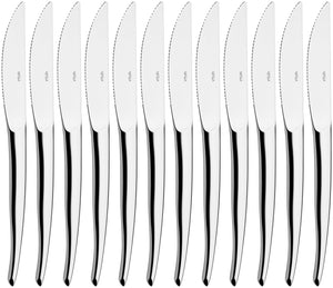 nóż do pizzy/steka Brasilia; 22.5 cm (D); srebro, Griff srebro; 12 sztuka / opakowanie
