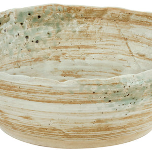 miska Taoqi okrągła; 650ml, 18x5.5 cm (ØxW); brązowy/szary; 2 sztuka / opakowanie