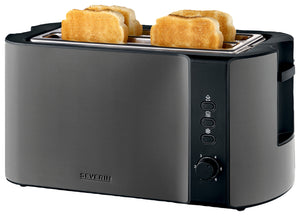 4 Scheiben Toaster AT 9341 Langschlitz; 38x18x19 cm (SxGxW); stal nierdzewna
