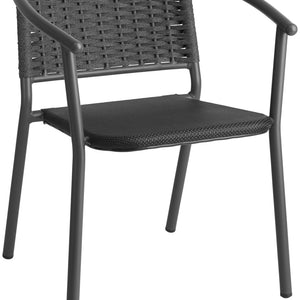 krzesło Tacoma; 57x64x73 cm (SxGxW); antracyt; 2 sztuka / opakowanie