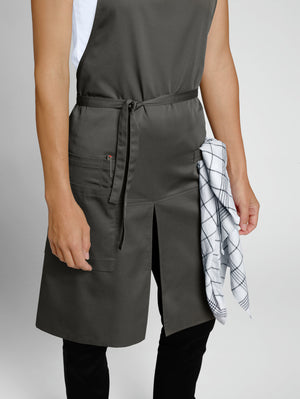 Latzschürze Juno 88x80 cm (LxB); 88x80 cm (DxS); szarobrązowy