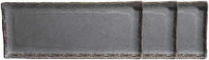 półmisek Portage z rantem; Größe GN 1.5/4, 39.7x16.2x2 cm (DxSxW); szary; 3 sztuka / opakowanie