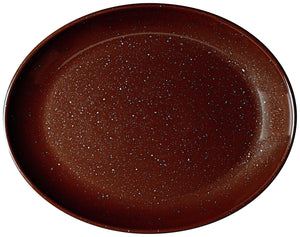 półmisek Alessia owalny; 32.5x25.5x3.5 cm (DxSxW); brązowy; owalny; 3 sztuka / opakowanie