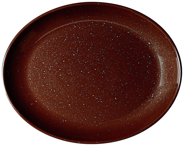 półmisek Alessia owalny; 32.5x25.5x3.5 cm (DxSxW); brązowy; owalny; 3 sztuka / opakowanie