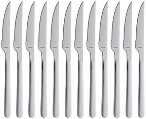 Steakmesser Nizza; 22.3 cm (D); srebro; 12 sztuka / opakowanie