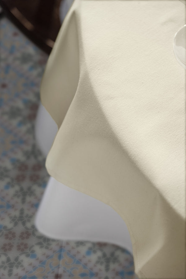 Tischdecke Vivienne eckig; 130x130 cm (SxD); szampan; kwadrat