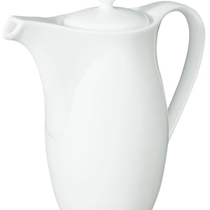 dzbanek do kawy Pallais z pokrywką; 550ml, 8x21 cm (ØxW); biały; okrągły; 2 sztuka / opakowanie